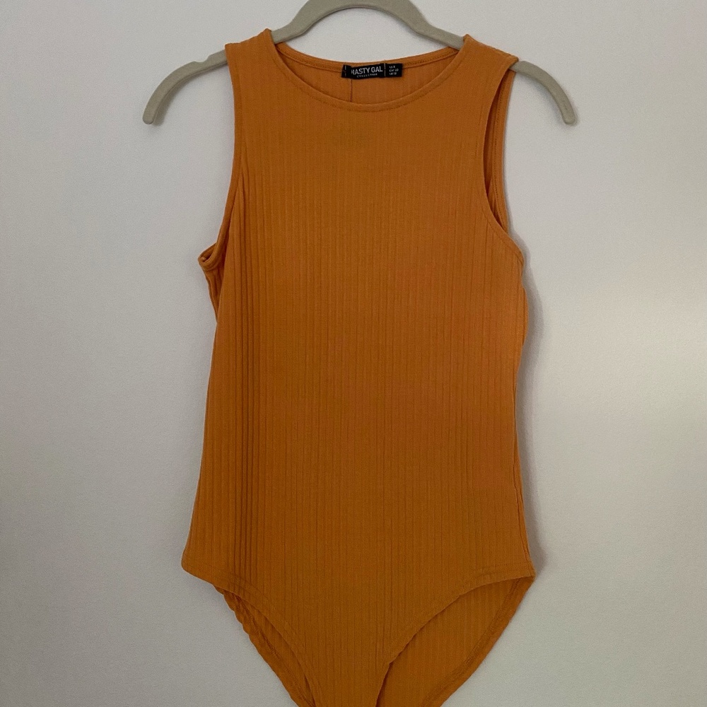 Mustard Yellow Tank Top Bodysuit